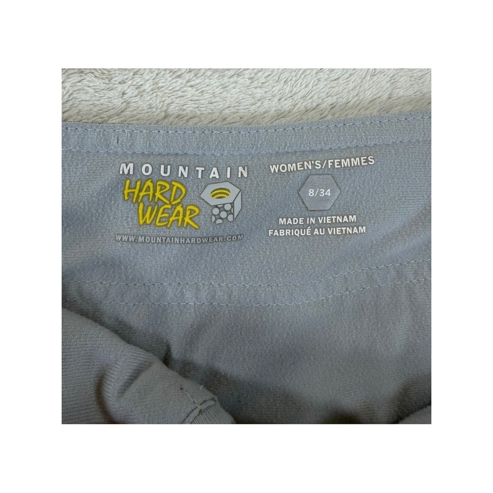 Mountain Hardwear Womens Convertible Hiking Pants Khaki Tan Size 8/34 Zip Off - Picture 5 of 15